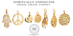 18K Gold 7 Spiritually Connected Amulet Necklace Set