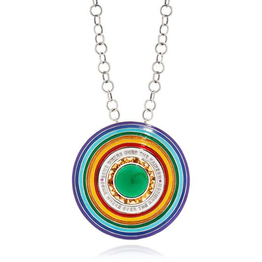 SOMEWHERE OVER THE RAINBOW PENDANT NECKLACE