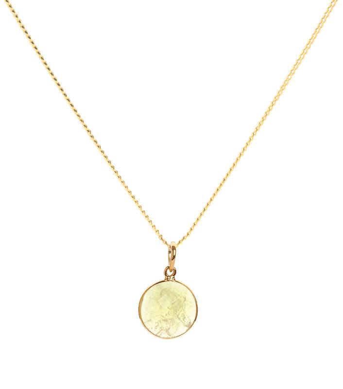 18K Gold 7 Chakra Gemstone Pendant Necklace Gift Set