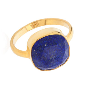 18K Gold Lapis Lazuli Third Eye Chakra Ring