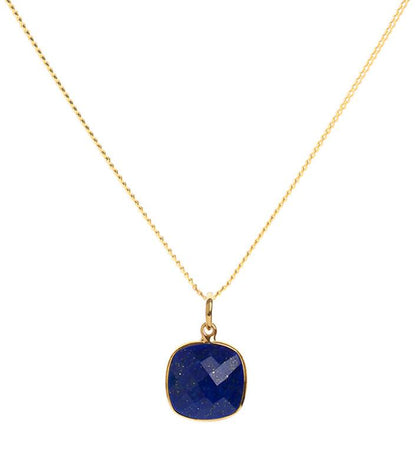 18K Gold 7 Chakra Gemstone Pendant Necklace Gift Set