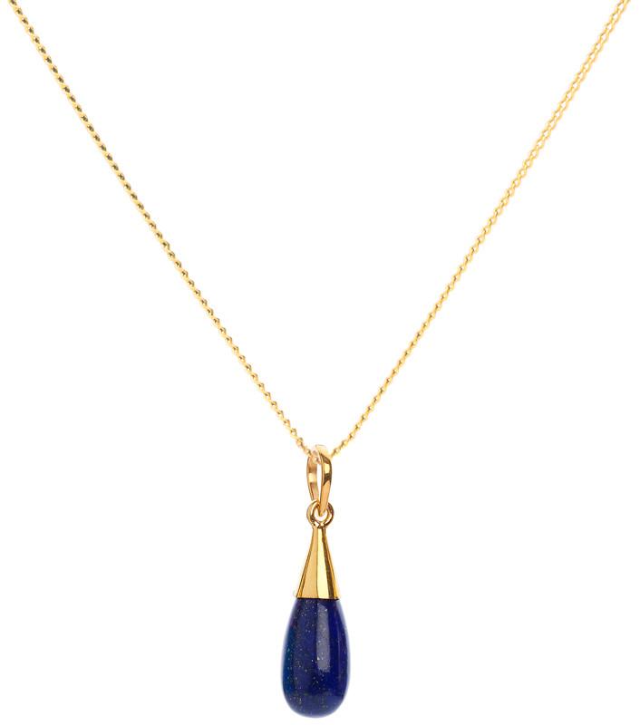 18K Gold 7 Chakra Gemstone Droplet Pendant Necklace Gift Set